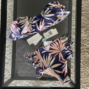 LSPACE two piece bikini! Navy print